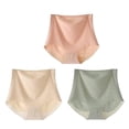 thumbnail image 1 of yunLCZ Women's Cotton Underwear High Waist Definiteg Fresh Seamless High Waist Hip Lifting Panties Women's Shapewear Control Panties, 1 of 4