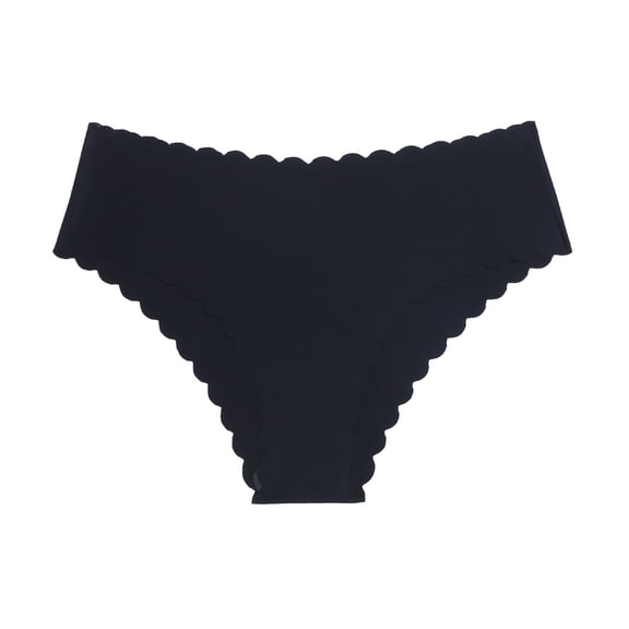 yunLCZ Women's Cotton Underwear High Waist European And American Women's Sexy Briefs Female Non Pants Female Ice Silk Buttocks Sexy Lady