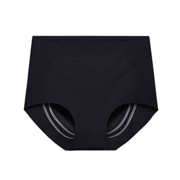 yunLCZ Women's Cotton Underwear High Waist High Waisted Strong Girdle Seamless Ladies' Liquid Belly Hip Lifting Pants Stretch Cool Underwear for Women