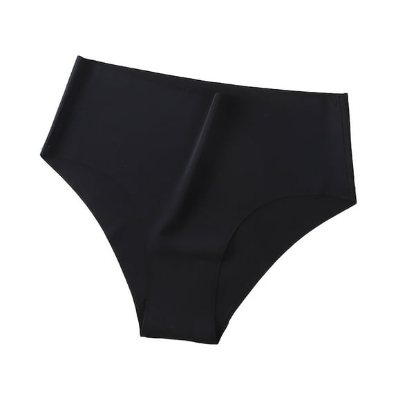 yunLCZ Women's Cotton Underwear High Waist Seamless Underwear For Women High Waisted No Show Stretch Bikini Silky Soft Briefs