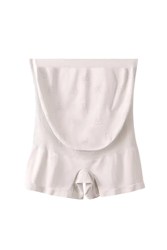 yunLCZ Women's Cotton Underwear High Waist Silk Protein Maternity Trousers Summer Thin Of Non Marking Bottoming Trousers Belly Support Maternity Trousers Wasit Hipster Brief Panties for Ladies