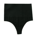 thumbnail image 1 of yunLCZ Women's Cotton Underwear High Waist Thong Shapewear For Women Seamless Shaping Thong Panties Body Shaper Underwear, 1 of 4