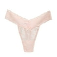 thumbnail image 1 of yunLCZ Women's Cotton Underwear High Waist Women Lace Large Size Women Thong T Pants Transparent Lace Cotton Panties, 1 of 4