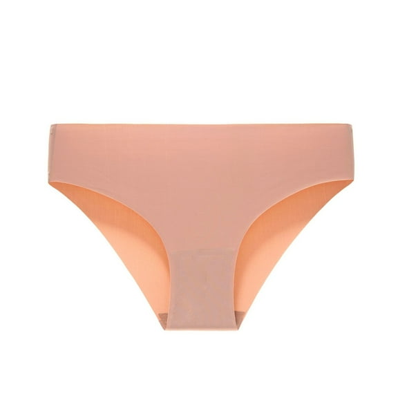 yunLCZ Women's Cotton Underwear High Waist Women's Half Cover Hip Seamless Thin Ice Silk Quick Drying Sexy And Comfortable Briefs Women's Bottoming Butt Lifting Pants