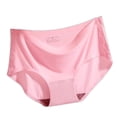 thumbnail image 1 of Gkeoshab Panties for Women Women's Cotton Underwear High Waist Women's Spring/Summer Ice Silk Traceless Breathable Mid Waist Triangle Underwear, 1 of 2