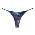 thumbnail image 1 of yunLCZ Women's Cotton Underwear High Waist Women's Thin Strap Thong Sexy European And American Sports Fitness Yoga Low Waist T Pants Bikini Seamless Underwear, 1 of 3