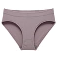 thumbnail image 1 of Gkeoshab Women's Cotton Underwear High Waist Womens Abdominal Low Waist Seamless Elastic T Pants Seamless Solid Color Waist Thin Panties, 1 of 2