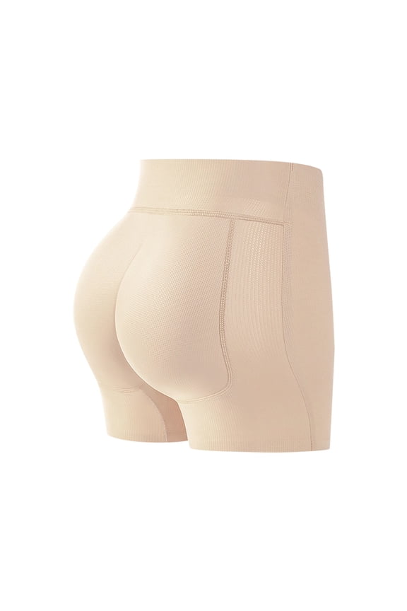 yunLCZ Women's Cotton Underwear High Waist Womens Butt Lifter Padded Panty Shapewear Hip Enhancer Underwear Body Shaper Boyshorts