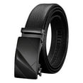 thumbnail image 1 of yunLCZ Women's Leather Belts Mens Belt, Ratchet Belt Leather, Slide Belt With Easier Adjustable Buckle with Gold Buckle, 1 of 2