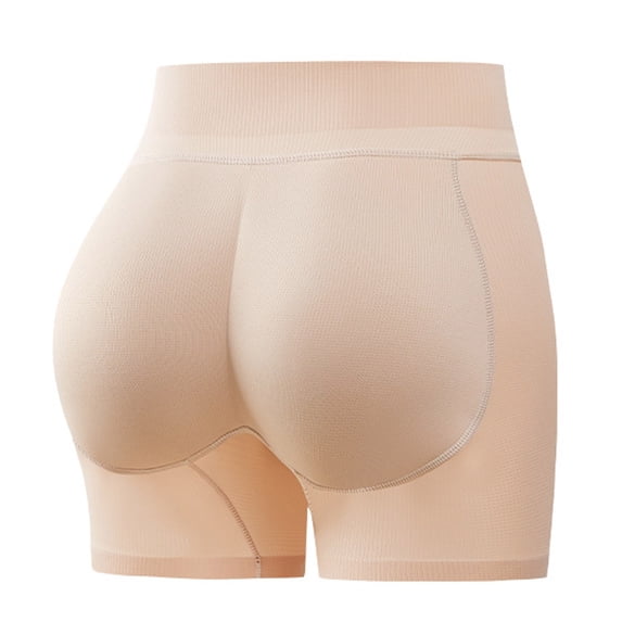 Gkeoshab Women Seamless Hipster Underwear Body Sculpting Buttocks Artifact Hip Lifting Pants Peach Hip Buttocks Buttock Pad Underwear Stretch Cool Underwear for Women