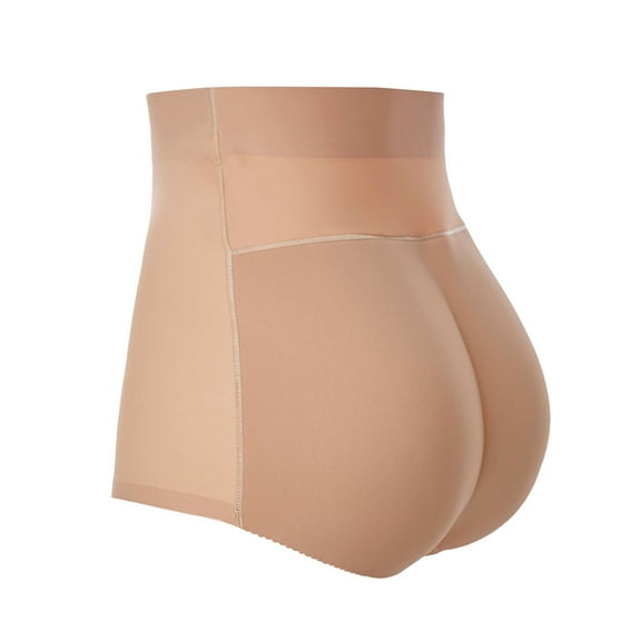 yunLCZ Women’s Seamless Hipster Underwear Body Sculpting Buttocks Artifact Hip Lifting Pants Peach Hip Buttocks Buttock Pad Underwear Wasit Hipster Brief Panties for Ladies