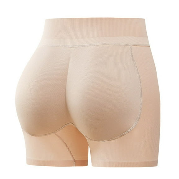 yunLCZ Women’s Seamless Hipster Underwear Body Sculpting Buttocks Artifact Hip Lifting Pants Peach Hip Buttocks Buttock Pad Underwear Wasit Hipster Brief Panties for Ladies