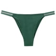 thumbnail image 1 of yunLCZ Womenâs Seamless Hipster Underwear Thong For Women Cotton Underwear Low Rise Panties Woman Thongs Wasit Hipster Brief Panties for Ladies, 1 of 4