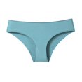 thumbnail image 1 of yunLCZ Women’s Seamless Hipster Underwear Women Low Waist Panties Solid Color Briefs Elastic Waistband Seamless Female Briefs Soft Solid Color Cotton Panties Wasit Hipster Brief Panties for Ladies, 1 of 4