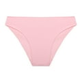 thumbnail image 1 of yunLCZ Womenâs Seamless Hipster Underwear Women Mesh Bow Embroidered Cotton Transparent String Underwear Back Bandage Hollow Out Panties String Briefs Wasit Hipster Brief Panties for Ladies, 1 of 3