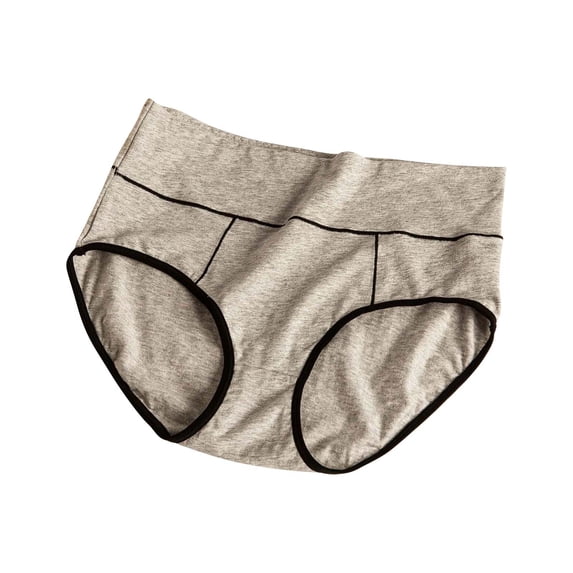 yunLCZ Women Seamless Hipster Underwear Women's Cotton Underwear High Waist Elastic Briefs Soft Underwear Breathable Women's Underwear Wasit Hipster Brief Panties for Ladies