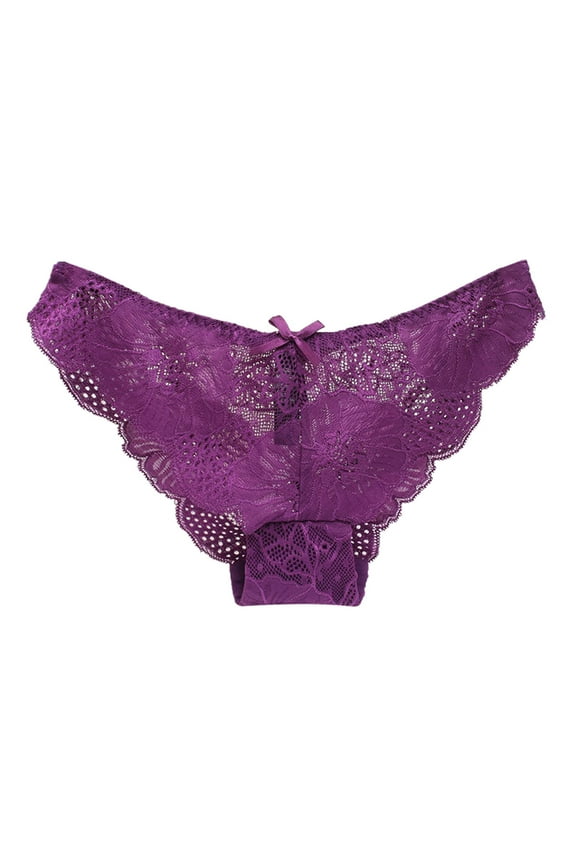 Women’s Seamless Hipster Underwear Women's Low Waist Mesh Briefs Solid Color Cotton Crotch Underwear Panties Wasit Hipster Brief Panties for Ladies