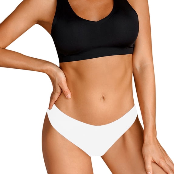 yunLCZ Women’s Seamless Hipster Underwear Women’s Seamless Bikini Panties Soft Stretch Invisibles Briefs No Show Hipster Underwear Wasit Hipster Brief Panties for Ladies