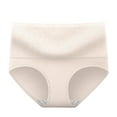 thumbnail image 1 of yunLCZ Women’s Seamless Hipster Underwear Womens Underwear Cotton Underwear No Muffin Top Full Briefs Soft Stretch Breathable Ladies Panties For Women Wasit Hipster Brief Panties for Ladies, 1 of 4
