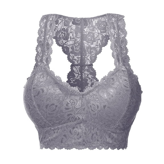 yunLCZ Women's Smooth Cotton T-Shirt Bra New Women Plus Size Vest Crop Wire Free Bra Sleepwear Sexy V Neck Underwear Sleepwear S 3XL T-Shirt Bra
