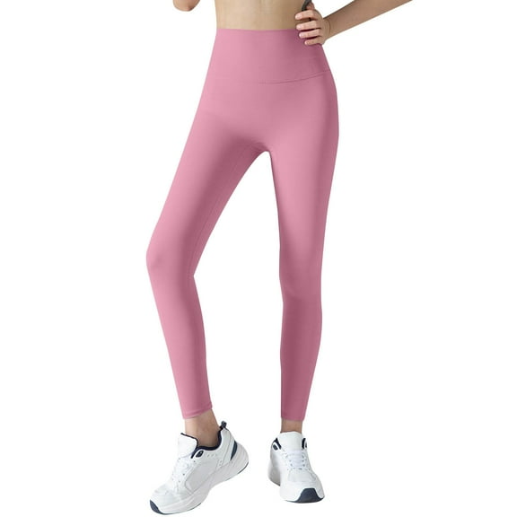 yunLCZ Women's Straight Leg Pants High Wa Yoga Pants Yoga Clothes Women's Fitness Sports Pants Pants Leggings No Embarrassing Lines High Waist No Butt