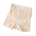 thumbnail image 1 of yunLCZ Womens Cotton Boxer Shorts Underwear Lace High-waisted Women's Abdomen Panties Safety Pants Shaping Hip-lifting, 1 of 1