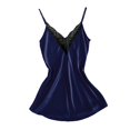 thumbnail image 1 of yunLCZ Womens Nightgowns Women's Lace Satin Silk Sleepwear V-Neck sleepwear Pajamas Nightdress Underwear, 1 of 4