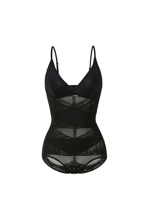 Womens Waist Trainer Corset Body Shaper For Women Shapewear Compression Tanks Tops V Neck Camisoles With Built In Bra