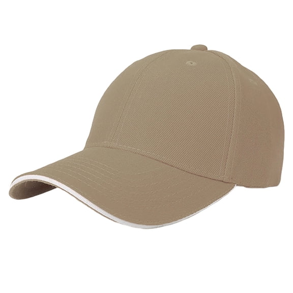 yunLCZ Snapback Hat Sandwich Hairy Green Baseball Cap Light Plate Sandwich Cap Tourism Building Group Cap Work Cap Breathable Hats for Men Women Khaki One Size
