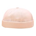 thumbnail image 1 of yunLXY Hijab Cap for Women Beige Muslim hat Men Women Hat Cap Casual Docker Sailor Mechanic Brimless Solid Color Hat One Size 1PC, 1 of 2