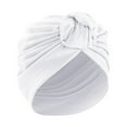 thumbnail image 1 of yunLXY Hijab Cap for Women White Muslim hat Women Turban Hat Cancer Chemo Cap Hair Bonnet Head Scarf Wrap Cover One Size 1PC, 1 of 2
