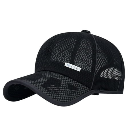 yunLXY Hat Black Unisex Classic Low Profile Mesh Baseball Cap Soft Unconstructeddjustable Size Dad Hat One Size