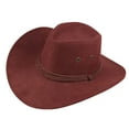 thumbnail image 1 of yunLXY Hat Watermelon Red Men Women Cowboy Hat Western Cap Wide Sunhat Winter, 1 of 3