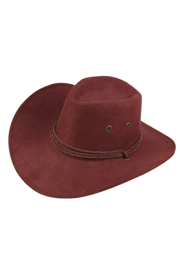 yunLXY Hat Watermelon Red Men Women Cowboy Hat Western Cap Wide Sunhat Winter