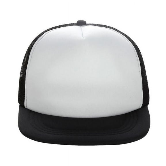 yunLXY Hat White Unisex Mesh Baseball Cap Hat Blank Visor Hatdjustable One Size