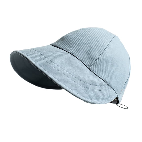 yunLXY Under $5 Blue Sun Hats for Women Bucket Hat UPF 50+ Boonie Hat Foldable UV Protection Hiking Beach Fishing Summer