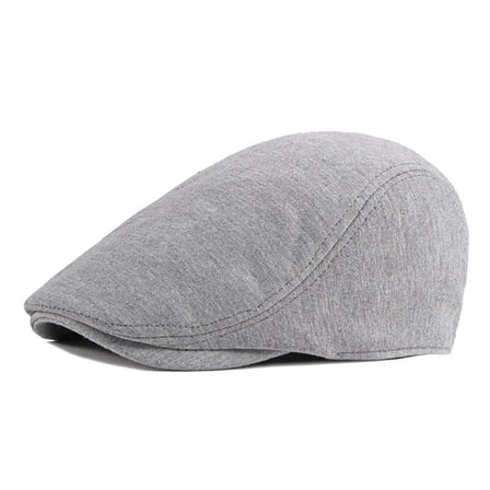 yunLXY Under $5 Gray Newsboy Hats for Men Cotton Flat Cap Soft Fitted Driving Cabbie Hat Mens Winter Gatsby Vintage Costumes Hats