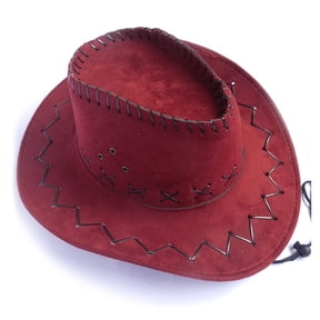 yunLXY Under $5 Red Cowboy Hat for Women Men Cowgirl Hat Glitter Western Party Fedora Cowboy Hat