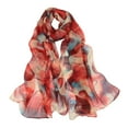 thumbnail image 1 of yunLXY Under $5 Silk Scarf Large Mulberry Silk Long Stain Scarf Lightweight Sunscreen Shawls Wraps, 1 of 3