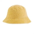 thumbnail image 1 of yunLXY Under $5 Yellow Summer Bucket Hat - Trendy Cotton Sun Hat for Beach, Golf, Fishing - Fun Outdoor Vacation Boonie for Men and Women, 1 of 2