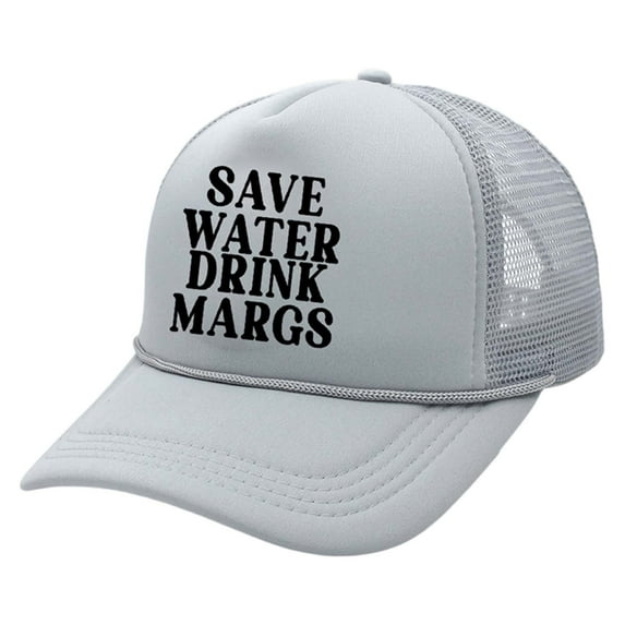 yunLXY Unisex Baseball Hat Muslim hat Water Drink Margs Trucker Hat Trendy Vintage Funny Cute Graphic Country Tequila Hat Women Men M