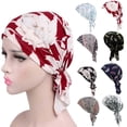thumbnail image 1 of yuqude A Chemo Headwrap for Women Head Scarf Wrap Skull Cap Hair Loss Cover Lightweight Head Covering Hat One Size, 1 of 6