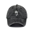 thumbnail image 1 of yuqude Under $5 Baseball Hats for Men Distressed Vintage Dad Hat Men Women Washed Cotton Adjustable Low Profile Cap Black One Size, 1 of 3