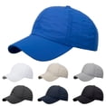 thumbnail image 1 of yuqude Dark Gray Cooling Performance Hat UPF 50 Unstructured Hat with Foldable Long Large Bill One Size, 1 of 8