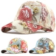 thumbnail image 1 of yuqude Grey Unisex Baseball Cap Trendy Embroidered Baseball Cap UPF 50 Unstructured Hat with Foldable Long Large Bill One Size, 1 of 9