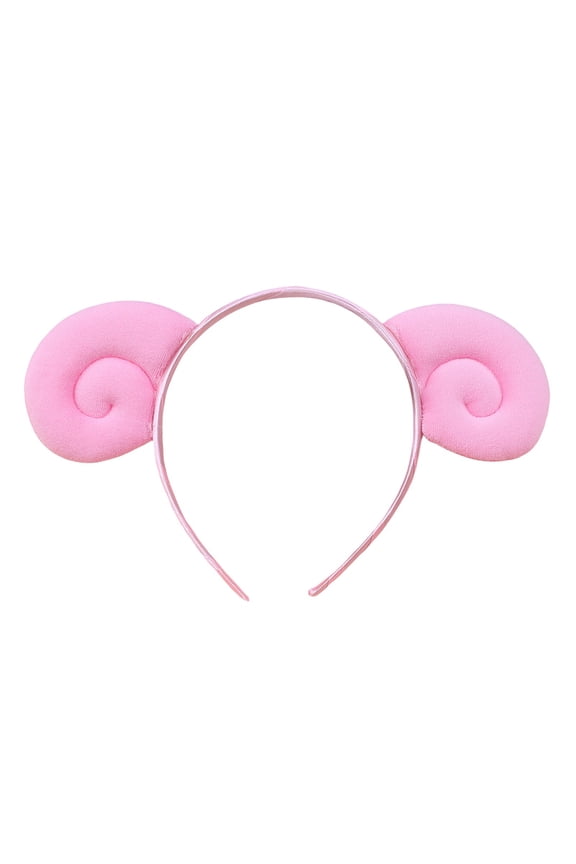 Pig Ears Animal Ears Headwear Cute Bear Hairband Ear Bear Animal Cosplay Plush Bear Headband Halloween Costume Headwear,One Size