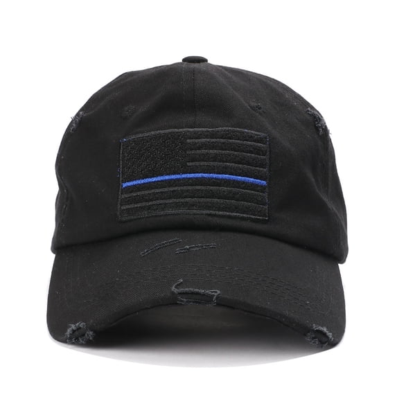 yuqude Independence Day Hat Unisex Classic Cotton Adjustable Baseball Cap, Low Crown Plain Hat for All Seasons Outdoor Wear Blue,One Size