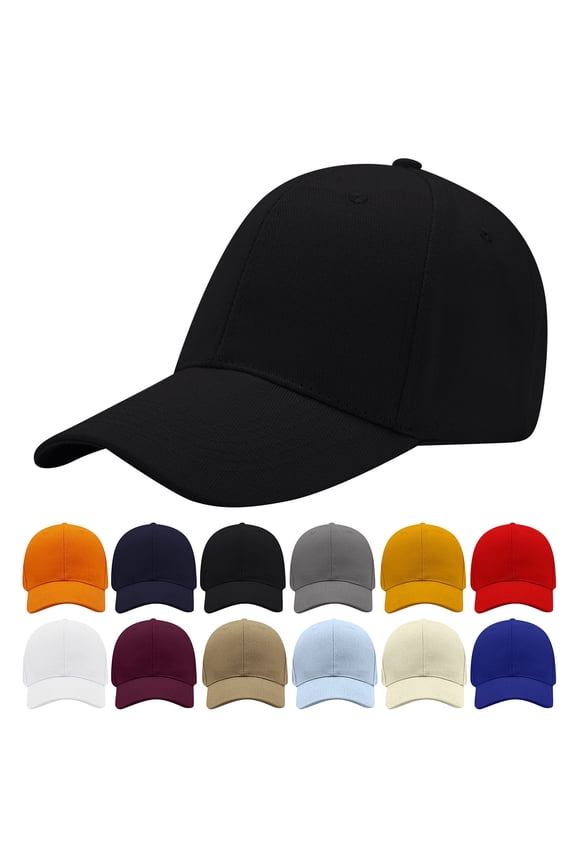 Sky Blue Vintage Washed Plain Baseball Cap Soft Unconstructed Plain Blank Adjustable Size Dad Hat One Size