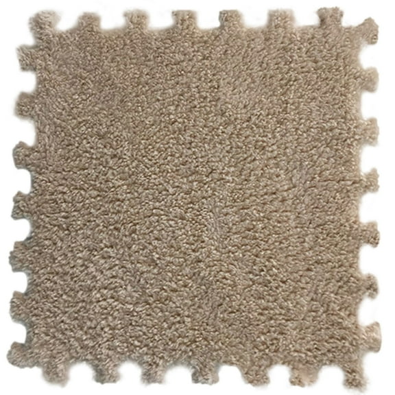 yutyrds 1Pcs 30x30cm Velvet Carpet Squares Puzzle, Kids Carpet Foam Puzzle Mat, Playroom Rug, for Floor, Nursery