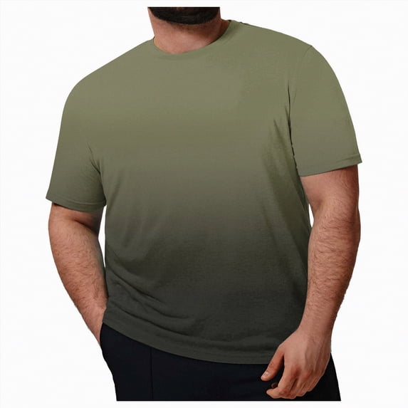 yuuuggc Mens Workout Shirts Men's Loose Fit Lightweight Short-Sleeve Pocket T-Shirt(AG,3XL)